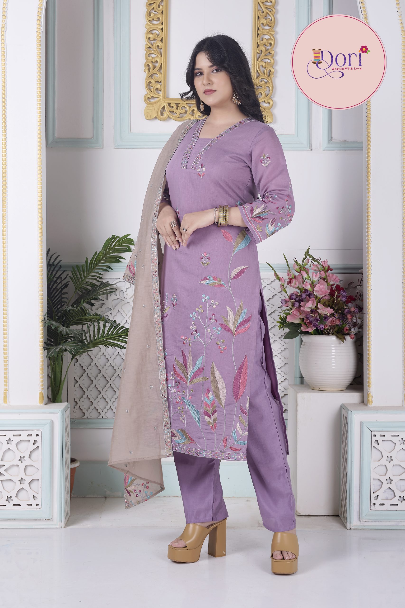 Light Purple chanderi (4)